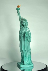 Printed Statue of Liberty with Kudo3D Titan 1 SLA 3D printer