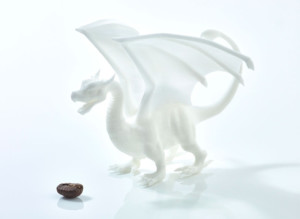 3D Print Dragon with Kudo3D Titan1 Fun To Do Snow White Resin