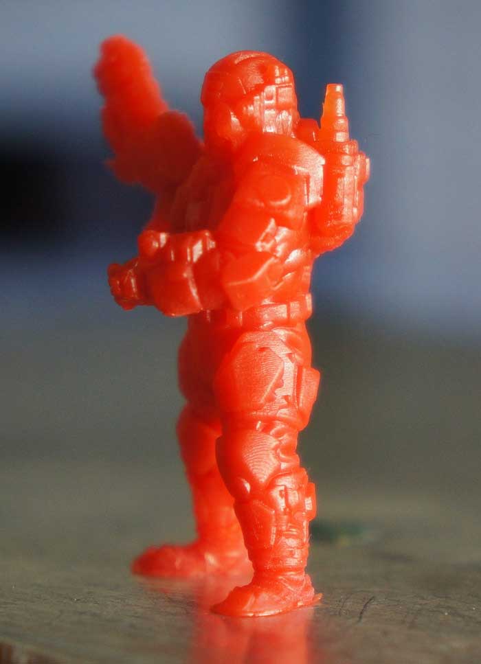 Kudo3D Titan 1 printed Grenadier